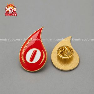 quà tặng huy hiệu giọt nươc